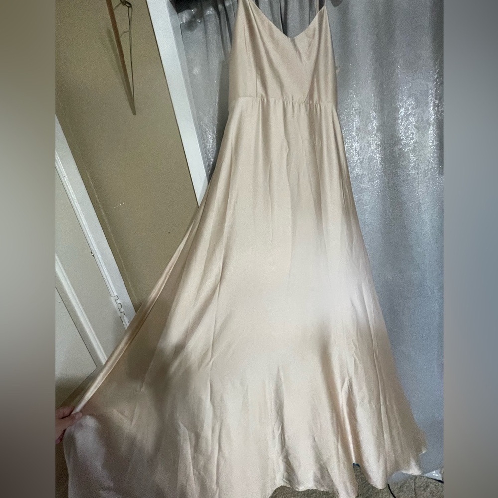 Show Me Your MuMu Strapless Cream Dress